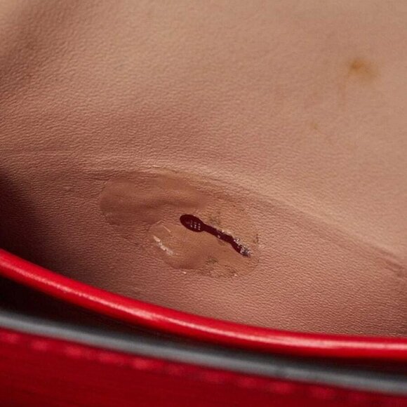 Louis Vuitton Red Epi Leather Trunk Clutch Bag - Picture 12 of 12